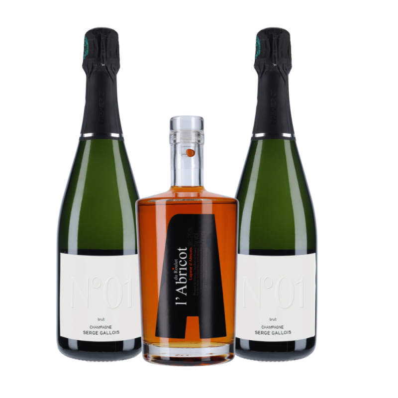 Chambricot De Luxe – Coffret cocktail champagne & liqueur d’abricot