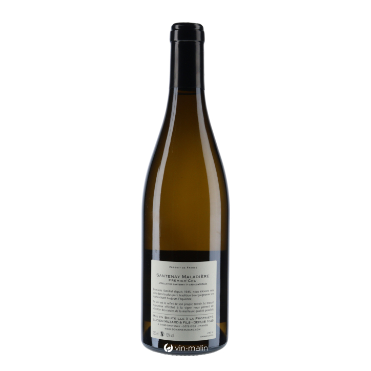 Lucien Muzard & Fils Santenay 1er Cru Maladière Blanc 2023 Lucien Muzard & Fils Santenay 1er Cru Maladière Blanc 2023