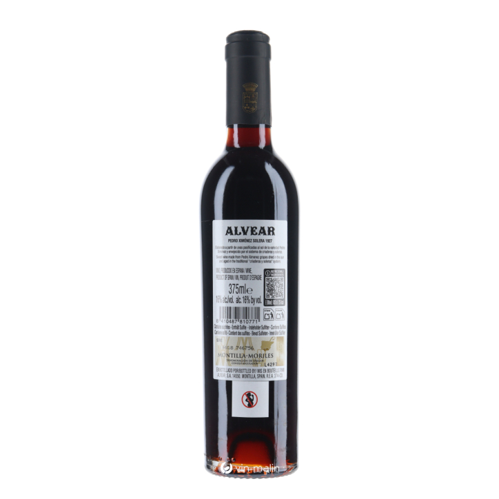 Bodega Alvear Pedro Ximénez Solera 1927 Demi-bouteille