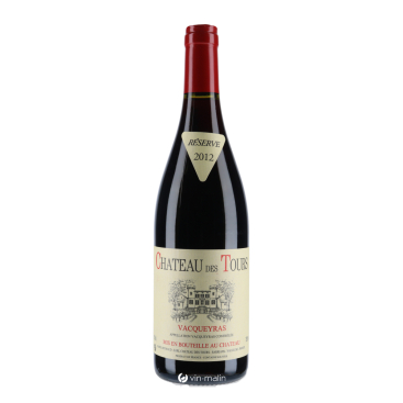 Château Des Tours Vacqueyras Rouge 2012 | Vin-malin