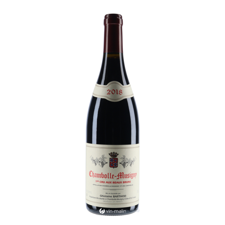 Domaine Ghislaine Barthod Chambolle Musigny 1er Cru Aux "Beaux Bruns" 2018