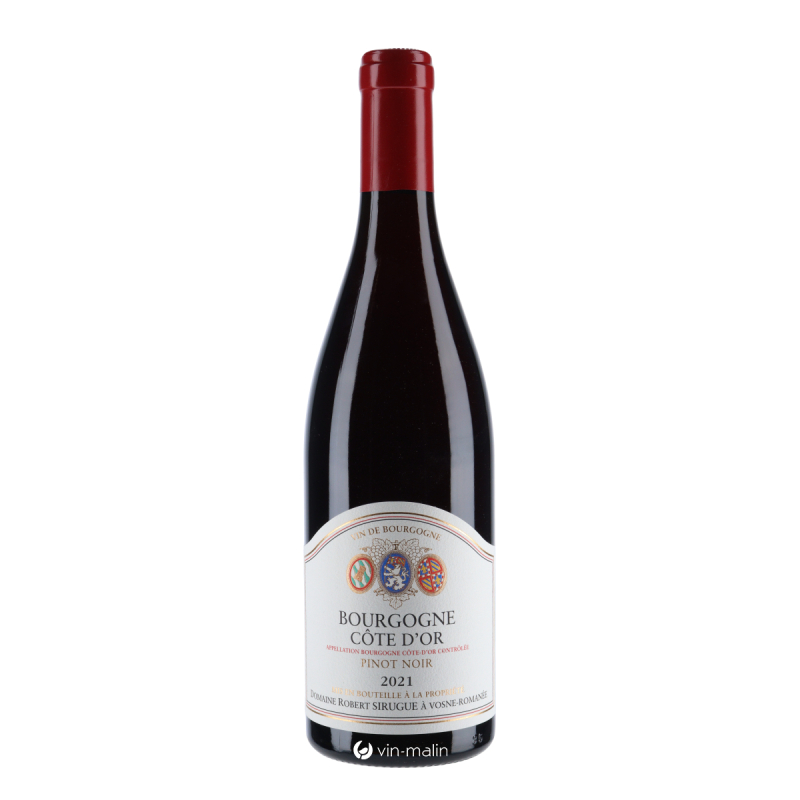 Robert Sirugue Bourgogne Côte D'Or Pinot Noir Rouge 2021 | Vin-malin
