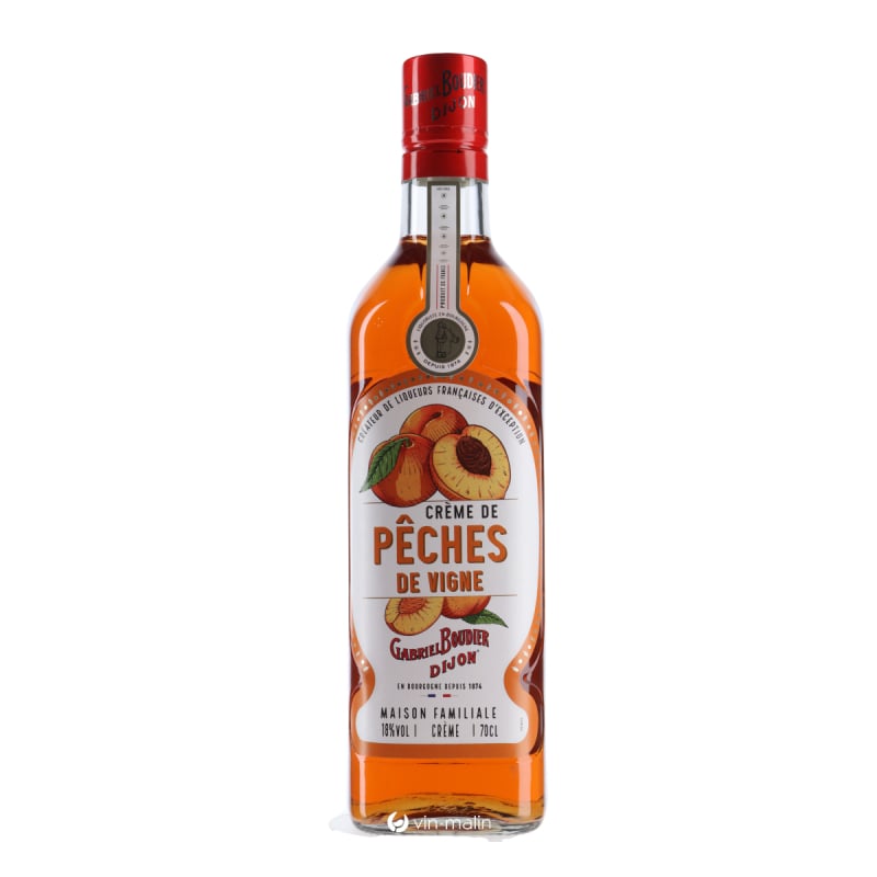 Gabriel Boudier Crème de Pêche Liqueur Française Premium | Vin-malin