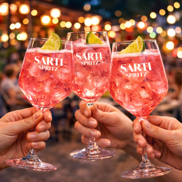 Sarti Rosa Apéritif Italien – Spritz Rose & Cocktails | Vin Malin