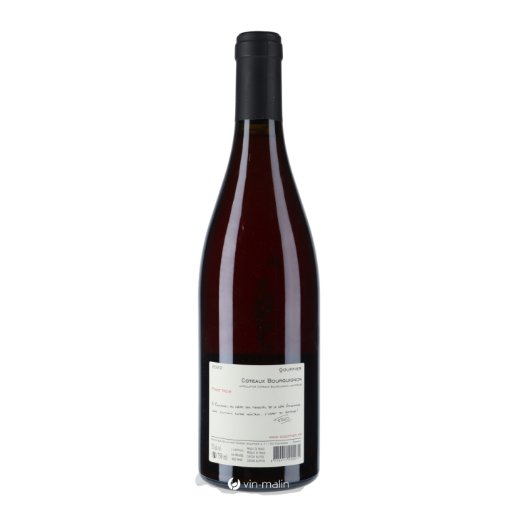 Domaine Gouffier Bourgogne Côteaux Bourguignons Pinot Noir 2022 Domaine Gouffier Bourgogne Côteaux Bourguignons Pinot Noir 2022
