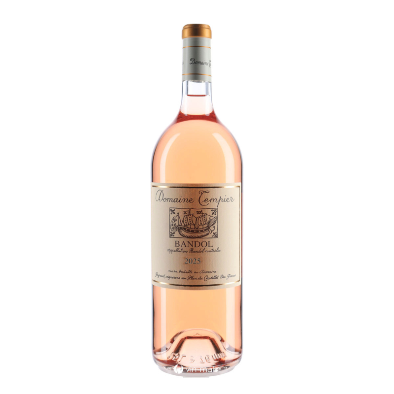 Domaine Tempier Bandol Rosé 2025 Magnum – Grand format d’exception | Vin Malin