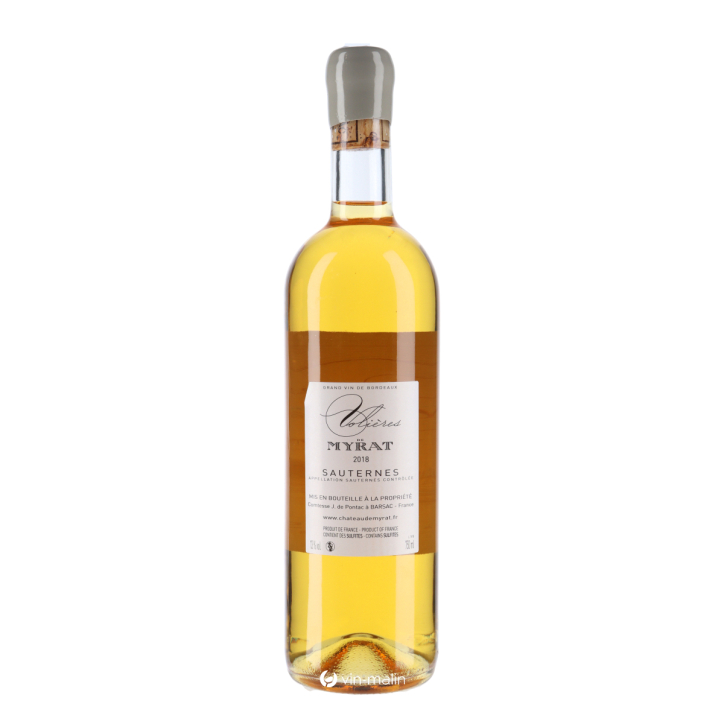 Château De Myrat Sauternes "Volières De Myrat" Blanc 2018 Château De Myrat Sauternes "Volières De Myrat" Blanc 2018