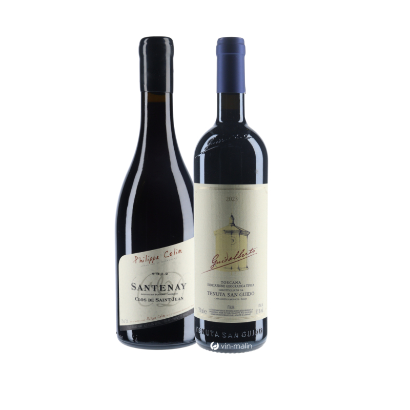 Coffret Le Duo de Caractère – Guidalberto & Santenay | Vin-malin