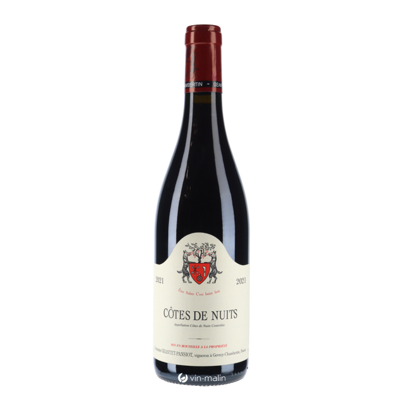 Geantet-Pansiot Côte de Nuits Villages rouge 2021 - achat | Vin Malin
