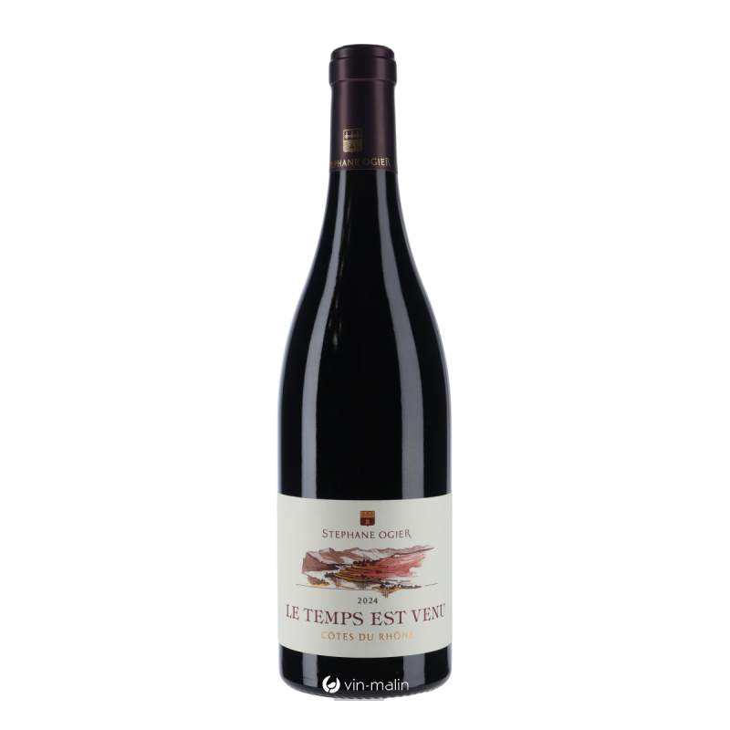 Stéphane Ogier Côtes Du Rhône Le Temps Est Venu Rouge 2024 | Vin-malin