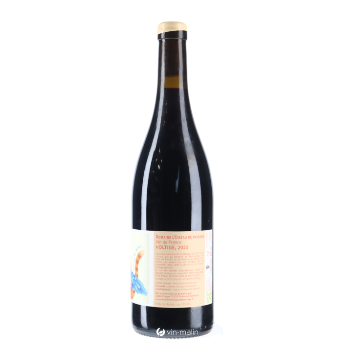 L'Oiseau De Passage Vin De France "Voltige" Rouge 2025 L'Oiseau De Passage Vin De France "Voltige" Rouge 2025