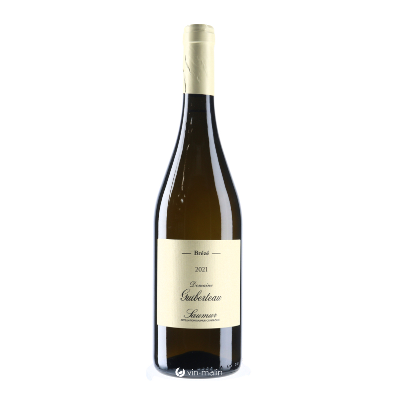 Domaine Guiberteau Saumur "Breze" blanc 2021 | Vin-malin