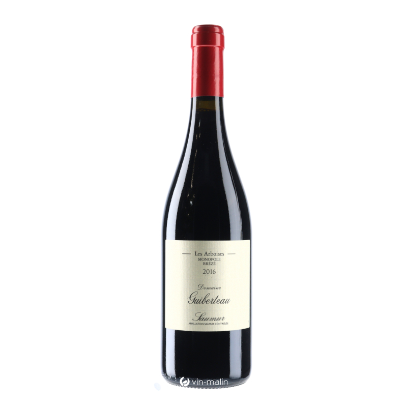 Domaine Guiberteau Saumur "Les Arboises" Monopole Brézé Rouge 2016 AOC