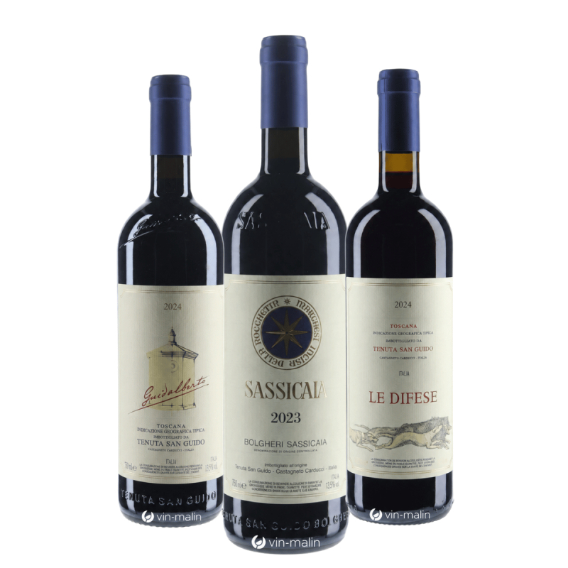 Trilogie Tenuta San Guido | Nouveaux Millésimes – 3 Bouteilles