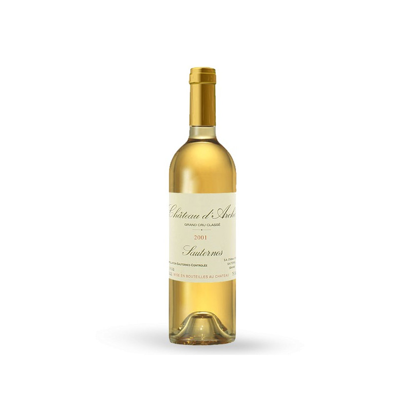 Château d'Arche Sauternes 2001 - Vin blanc de Bordeaux