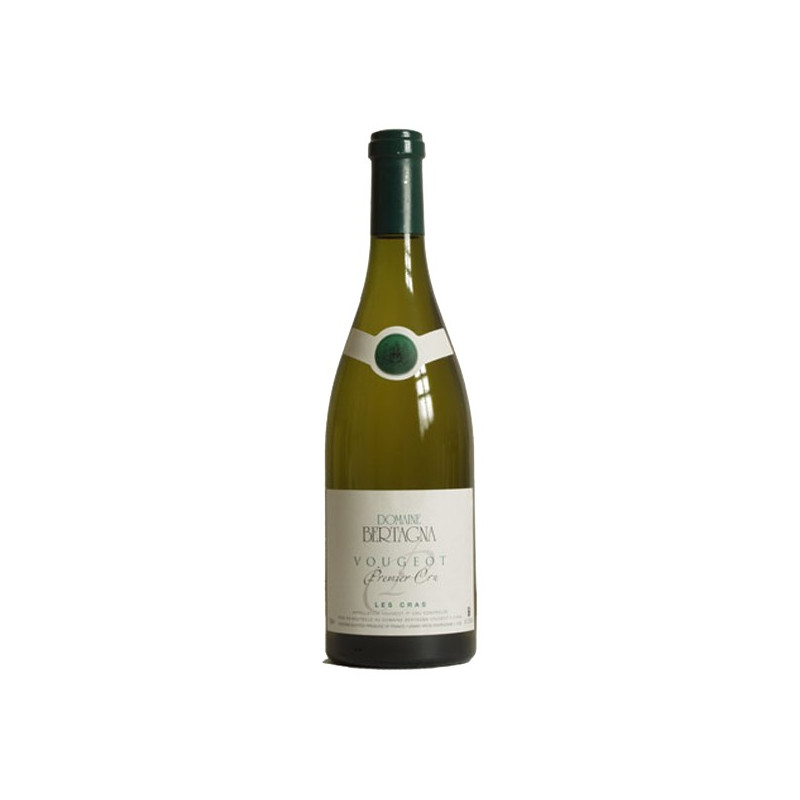 Domaine Bertagna Vougeot Premier Cru Les Cras 2013 - vin blanc de Bourgogne