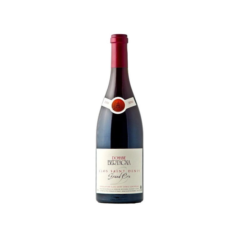 Domaine Bertagna Clos Saint Denis Grand Cru 2013 - vin rouge de Bourgogne
