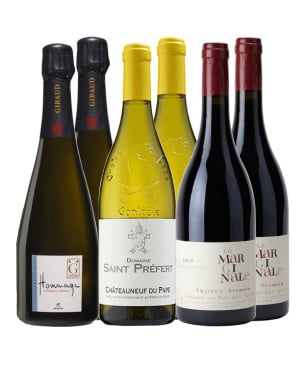 Coffret "Exception" 6 bouteilles