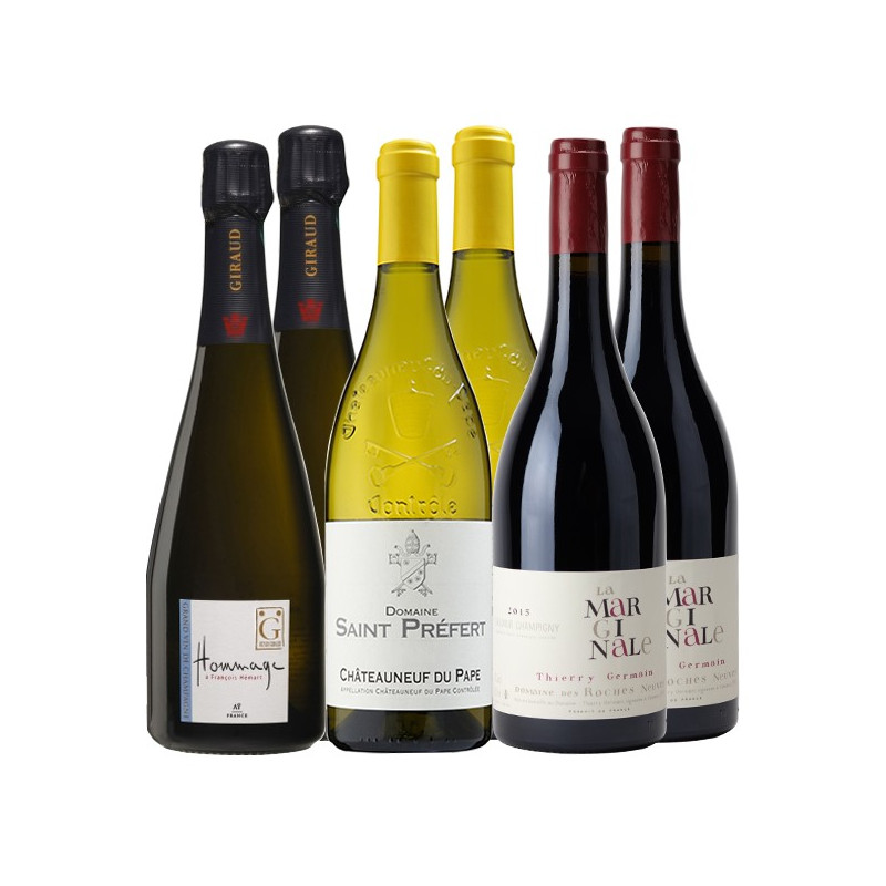 Coffret "Exception" 6 bouteilles