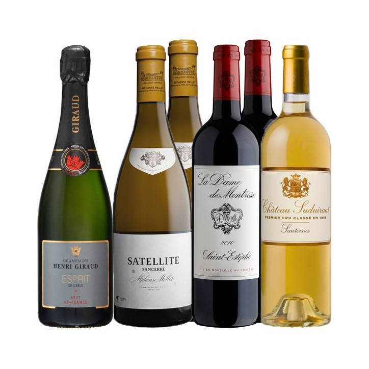 Coffret "Vins d'exception" 6 bouteilles Coffret "Vins d'exception" 6 bouteilles