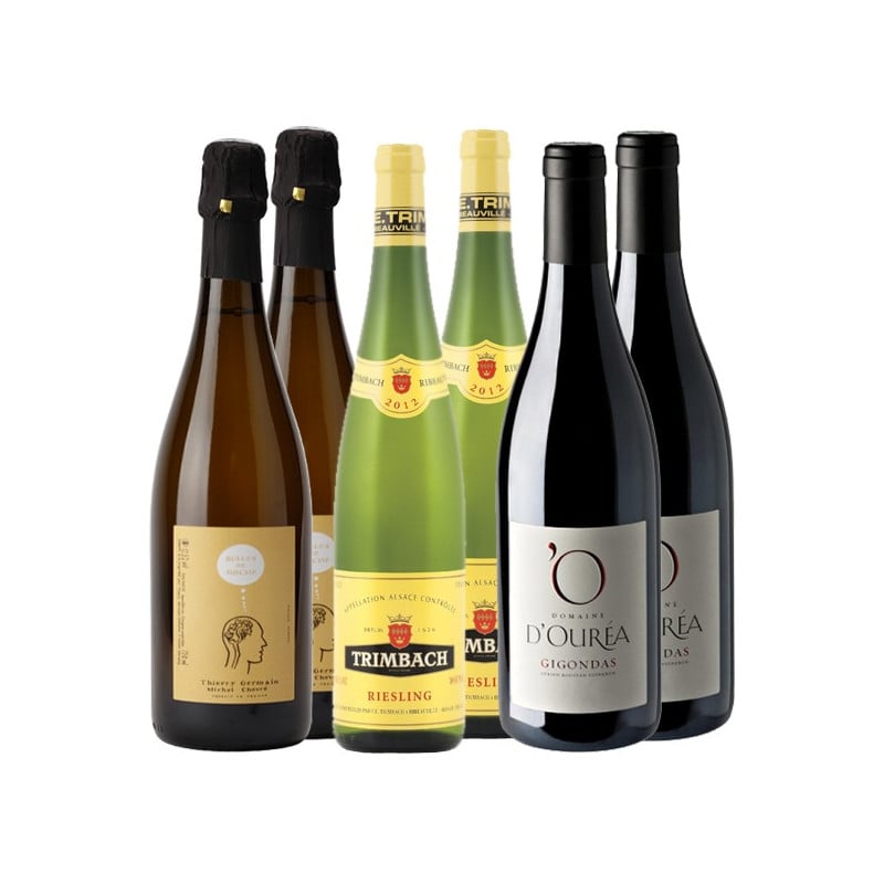 Coffret vins "Gourmet" 6 bouteilles
