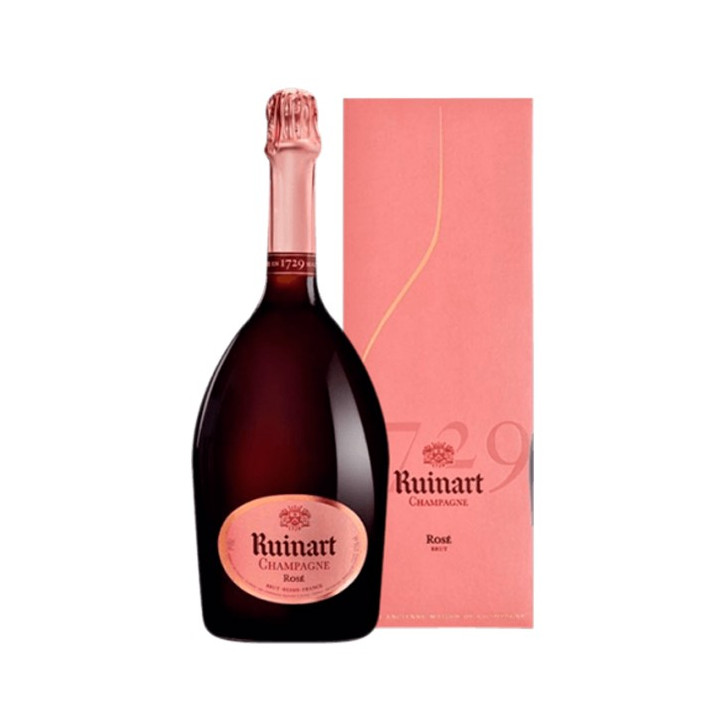 Champagne Ruinart Brut Rosé en Coffret Champagne Ruinart Brut Rosé en Coffret
