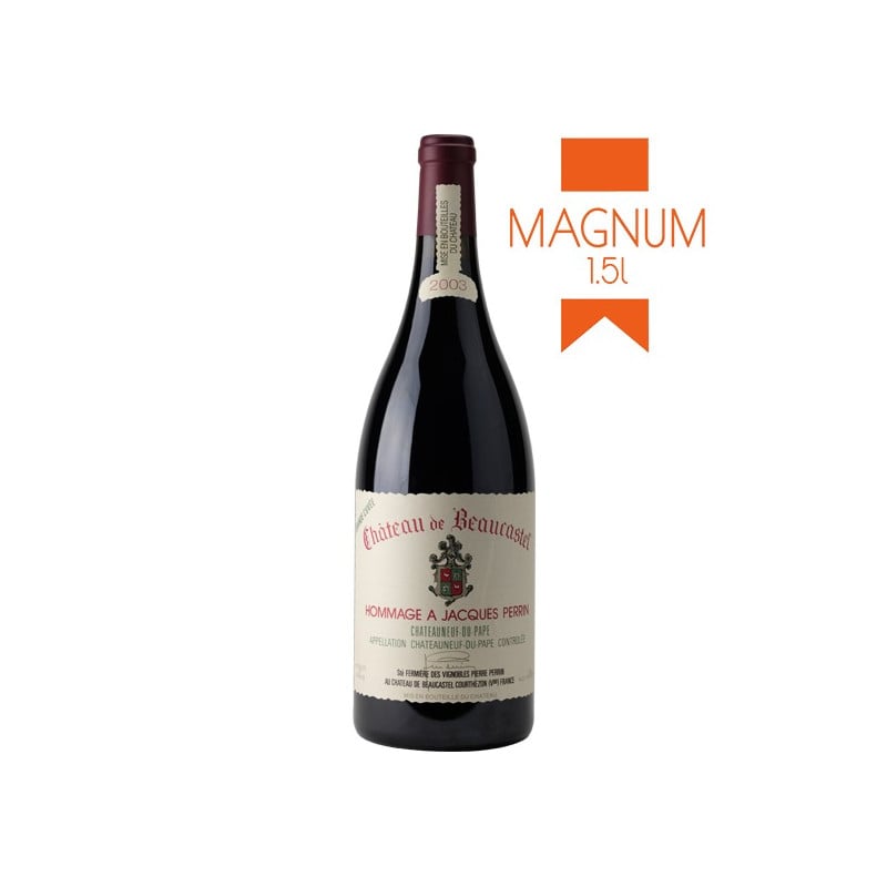 Château de Beaucastel "Hommage à Jacques Perrin" Châteauneuf-du-Pape 2003 MAGNUM