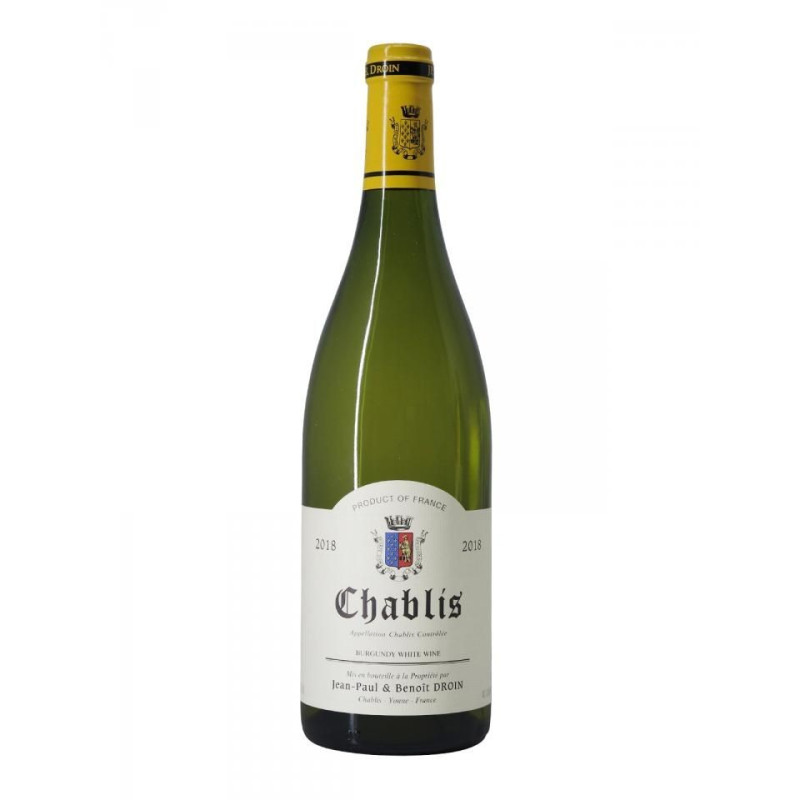 Jean-Paul et Benoit Droin Chablis 2018 - Vins de Bourgogne|Vin Malin.fr