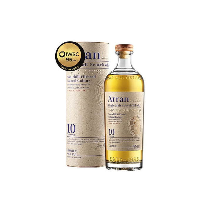 Arran Whisky 10 ans 46%