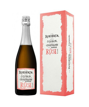 Champagne Rosé Louis Roederer Brut Nature by Starck 2012