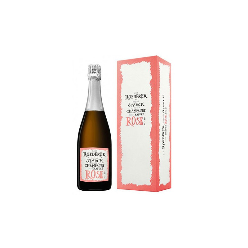 Champagne Rosé Louis Roederer Brut Nature by Starck 2012