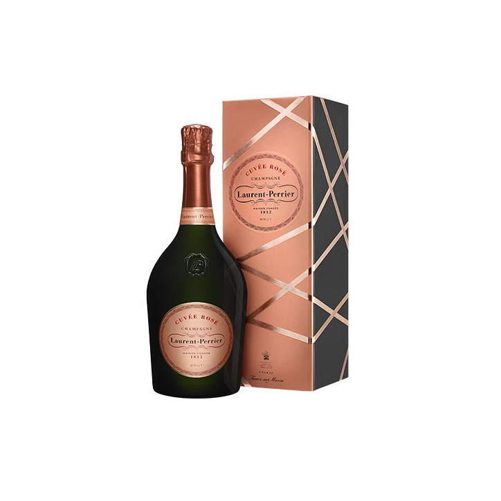 Champagne Laurent Perrier Cuvée Rosé Brut - Coffret Ruban Champagne Laurent Perrier Cuvée Rosé Brut - Coffret Ruban
