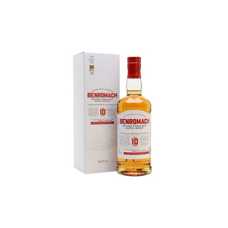 Whisky Benromach 10 ans 43% - Sélection Whisky d'Écosse | Vin-Malin.fr