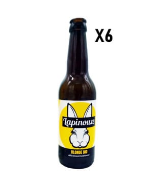 Bière blonde bio - Lapinouze en caisse de 6