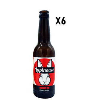 bière rousse bio - Lapinouze en caisse de 6