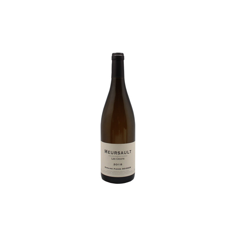Meursault les Criots 2018 - Domaine Pierre Boisson