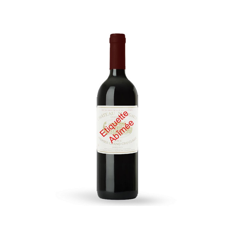 Château Margaux 2001 Etiquette Abîmée 