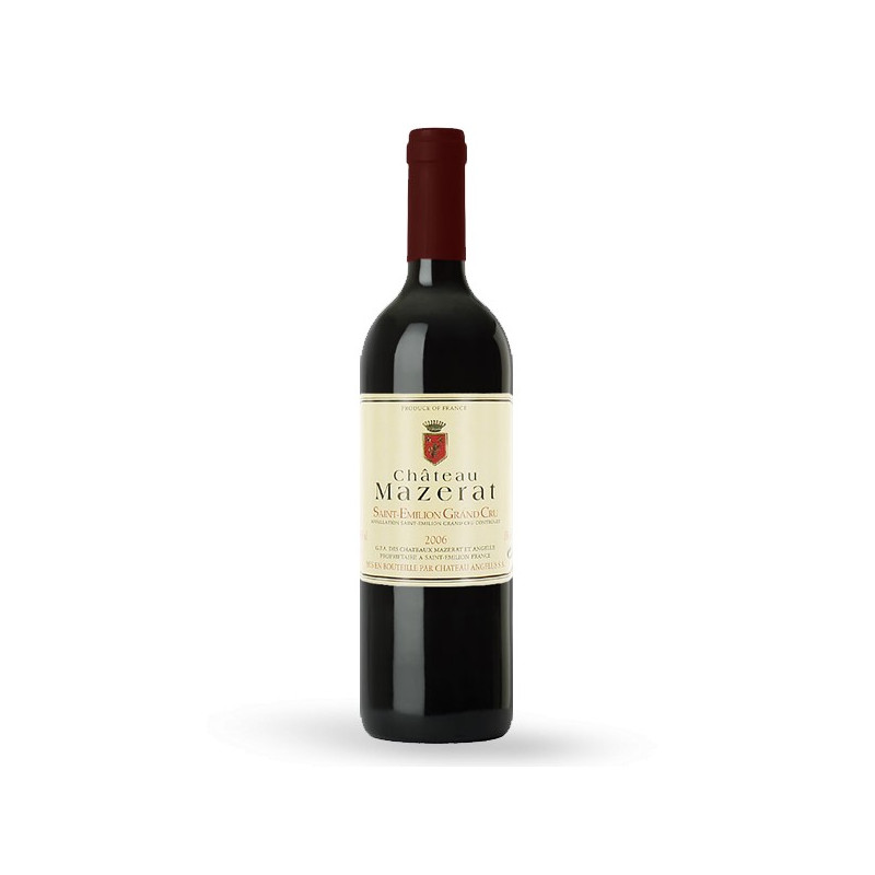 Château Mazerat 2006 - Vin rouge de Saint Emilion