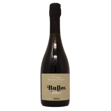 Champagne "Bulles de Blancs" extra-brut 2015 Pierre Brocard | VIn-malin