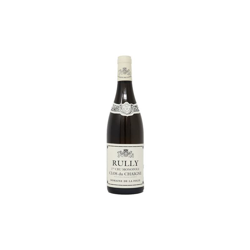 Rully 1er Cru Clos du Chaigne 2017 - Domaine de la Folie  - Vin blanc de Bourgogne