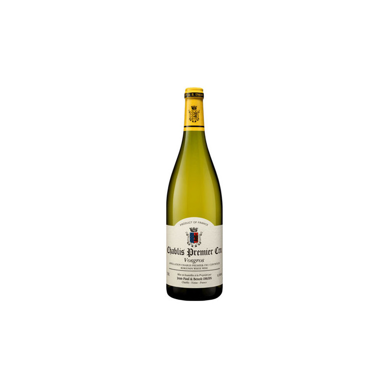 Chablis 1erCru Vosgros 2018 - Domaine Jean-Paul & Benoit Droin - Bourgogne