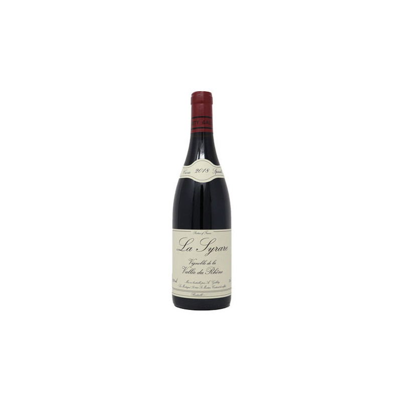 Domaine Alain Gallety - Côtes du Vivarais La Syrare 2018 - vins du Rhône