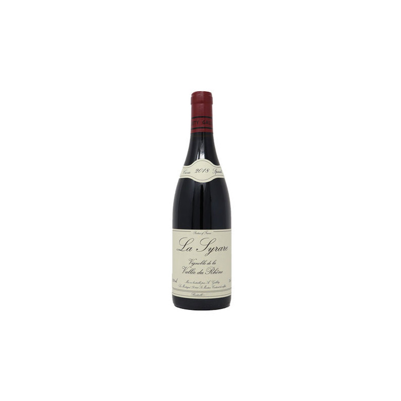 Domaine Alain Gallety - Côtes du Vivarais La Syrare 2018 -vin du Rhône