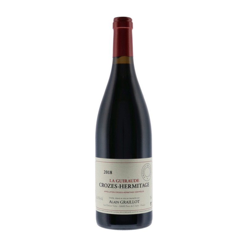 Domaine Alain Graillot - Crozes Hermitage La Guiraude 2018 - vin du Rhône Domaine Alain Graillot - Crozes Hermitage La Guiraude 2018 - vin du Rhône
