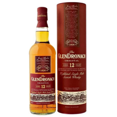Whisky GlenDronach Single Malt 12 ans Original 43% - Écosse