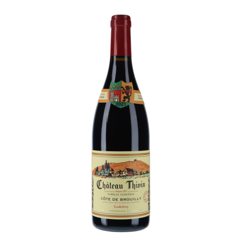 Château Thivin - Côte de Brouilly Godefroy 2021 - vins du Beaujolais