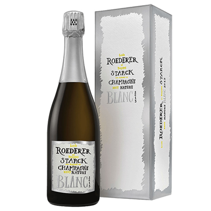 Champagne Louis Roederer Brut Nature by Starck 2015 coffret