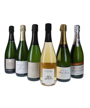 Coffret bouteilles de vins "Ca pétille" spécial Champagne & Crémant