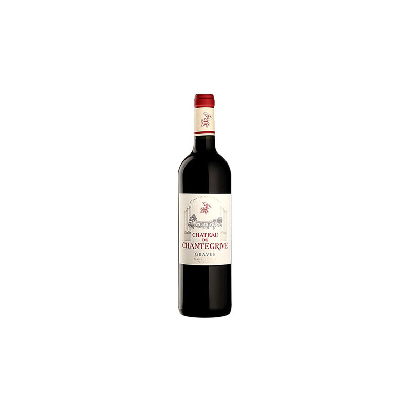 Graves Château de Chantegrive rouge 2018 - Vin rouge de Bordeaux