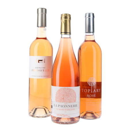 Coffret bouteilles de Vins rosés d'été | Vin-malin.fr